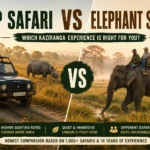 Jeep Safari vs Elephant Safari Kaziranga